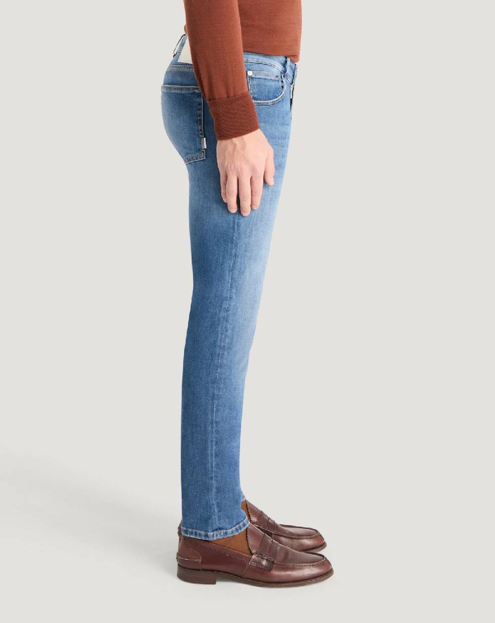 Pt Torino Jeans Swing In Denim Soft Touch