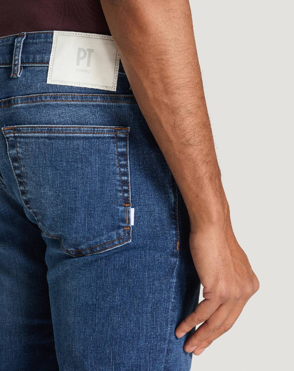 Pt Torino Jeans Swing In Denim Stretch Indigo