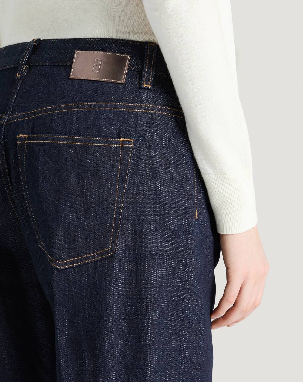 Pt Torino Jeans Tina In Denim Supersoft