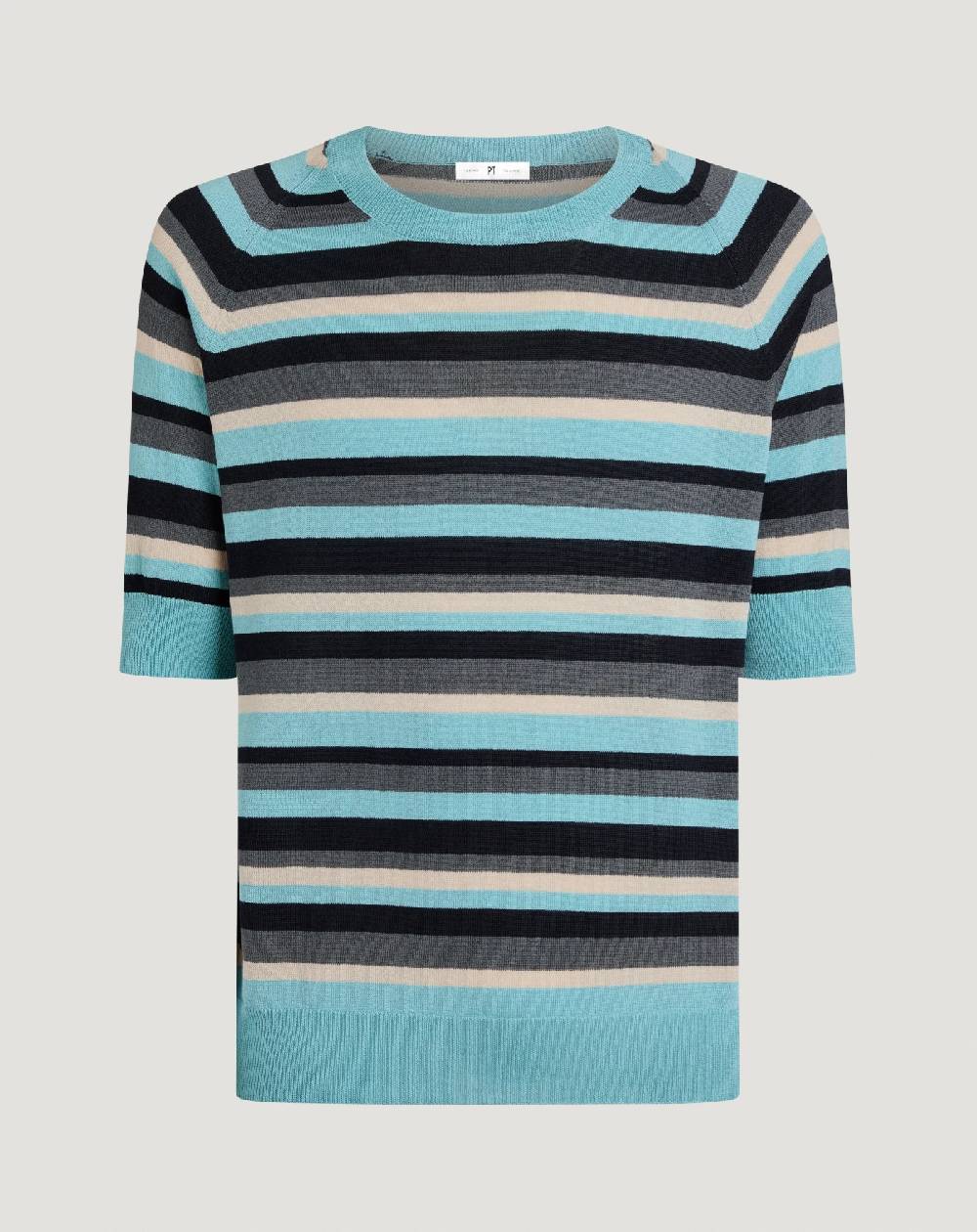 Pt Torino Maglia in cotone e viscosa