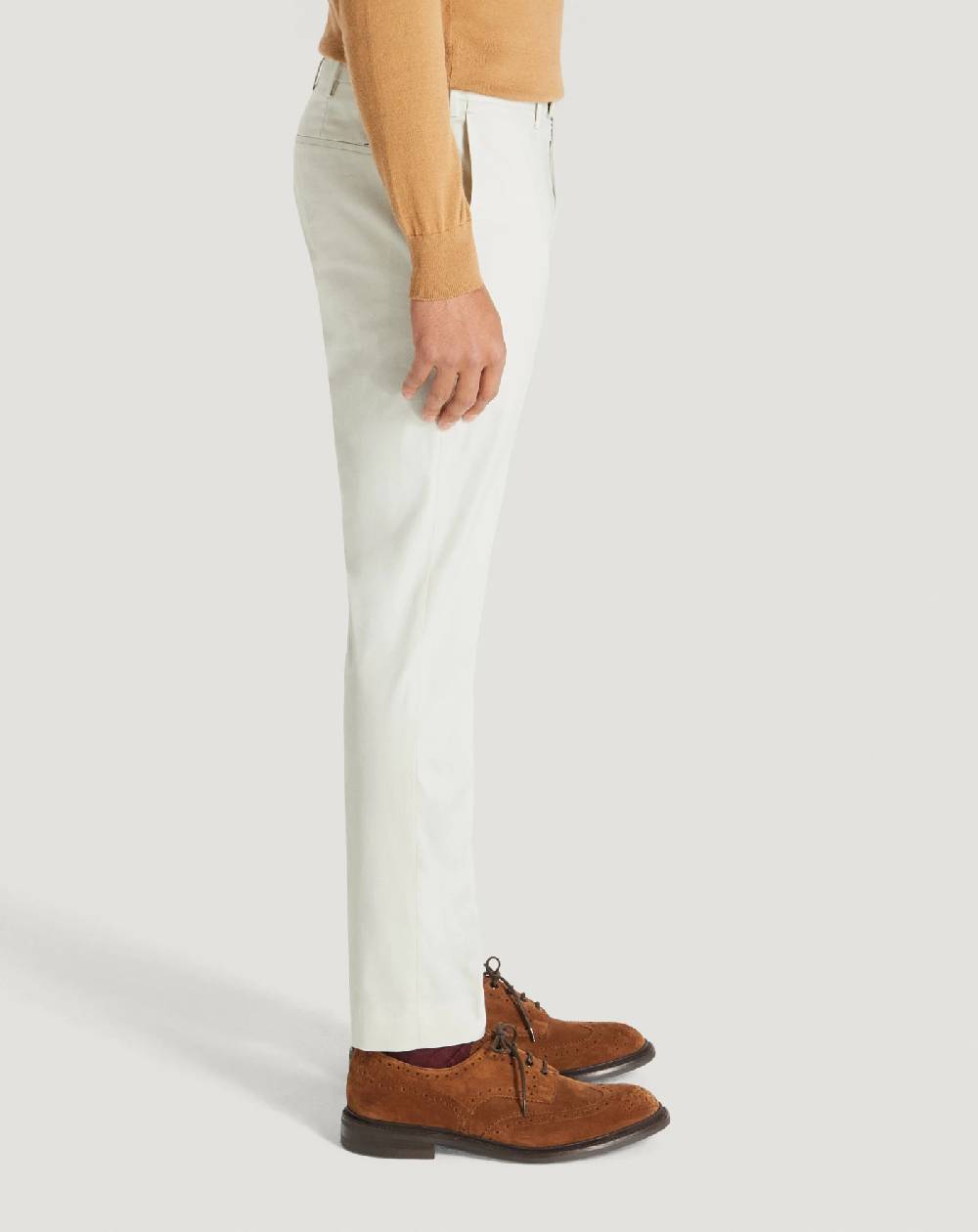 Pt Torino Pantaloni Dieci In Gabardina Stretch