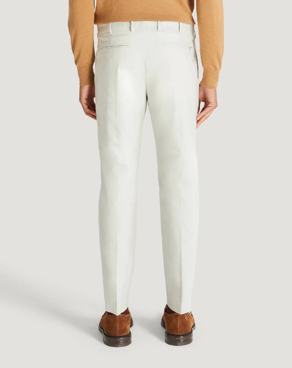 Pt Torino Pantaloni Dieci In Gabardina Stretch