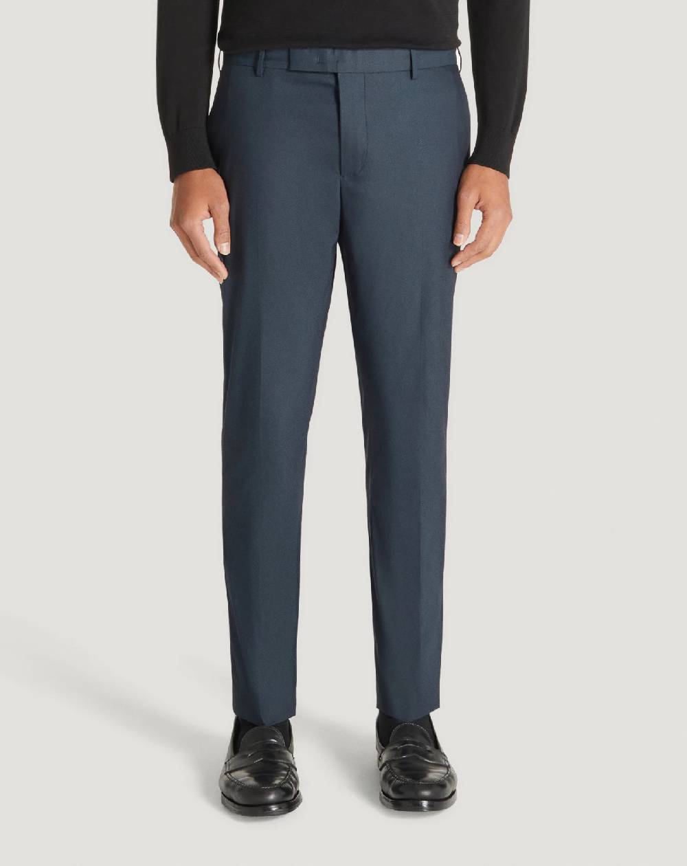 Pt Torino Pantaloni Dieci In Gabardina Stretch