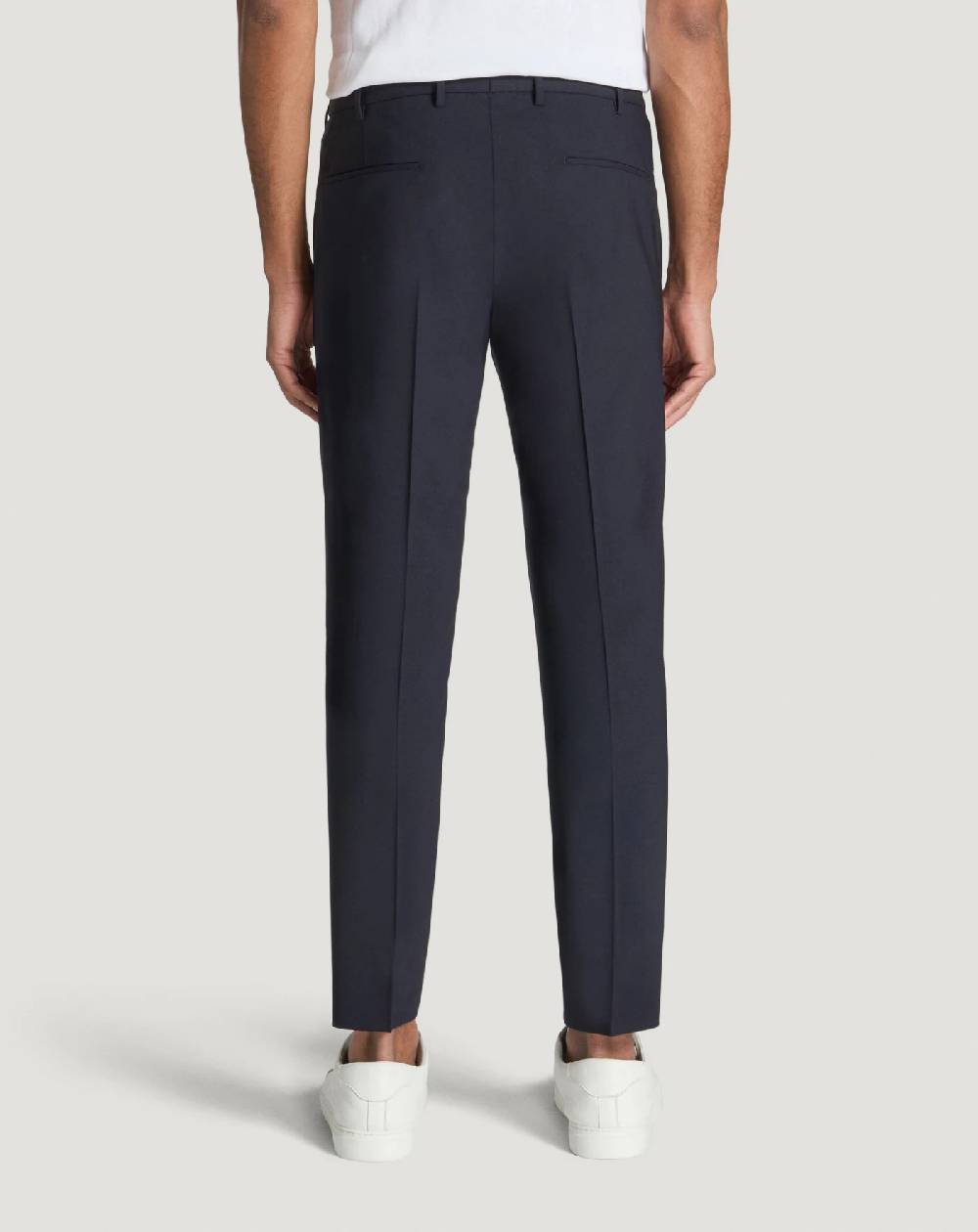 Pt Torino Pantaloni Dieci In Lana Tropical