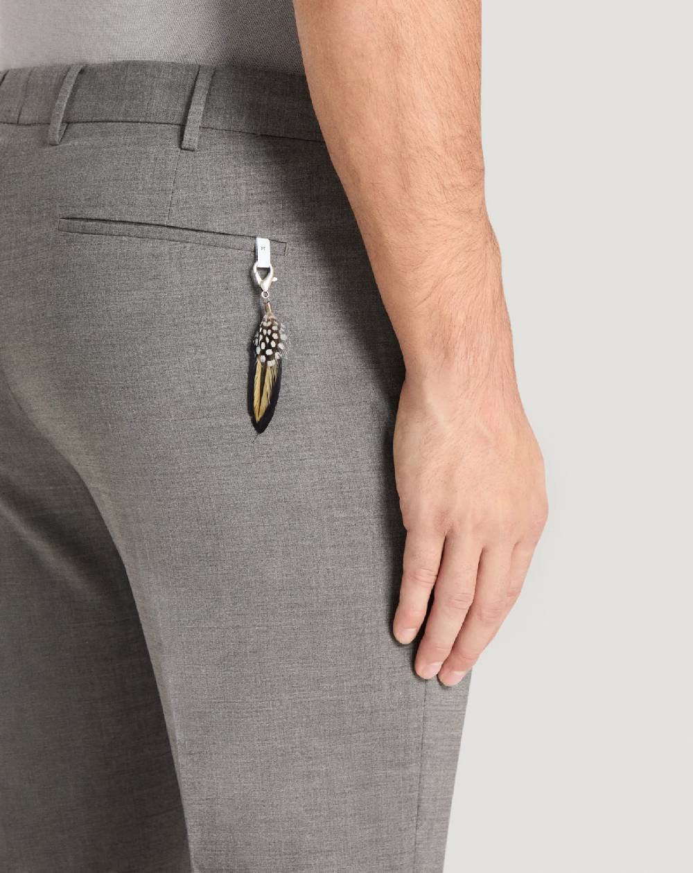 Pt Torino Pantaloni Dieci In Lana Tropical