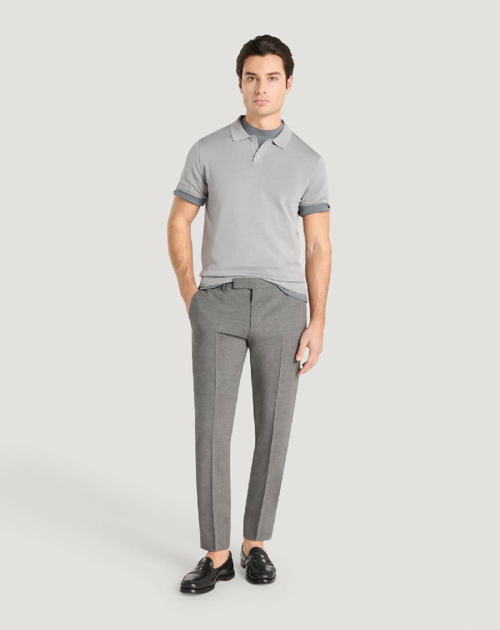 Pt Torino Pantaloni Dieci In Lana Tropical