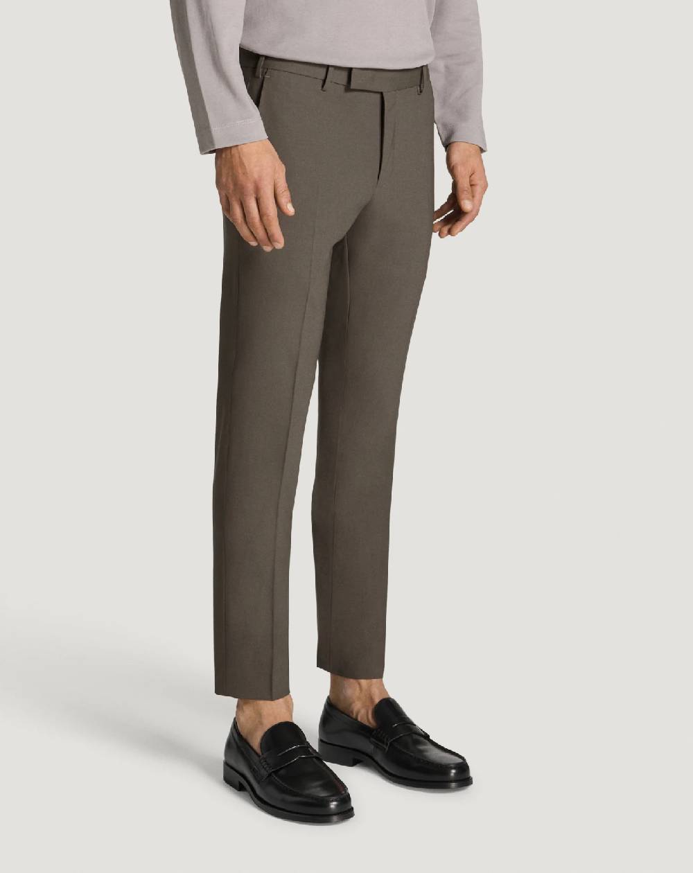 Pt Torino Pantaloni Dieci In Lana Tropical