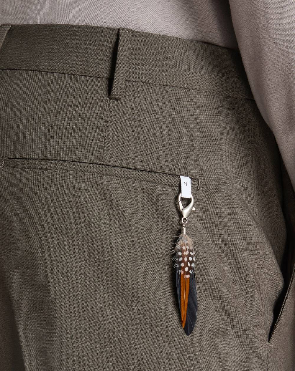 Pt Torino Pantaloni Dieci In Lana Tropical