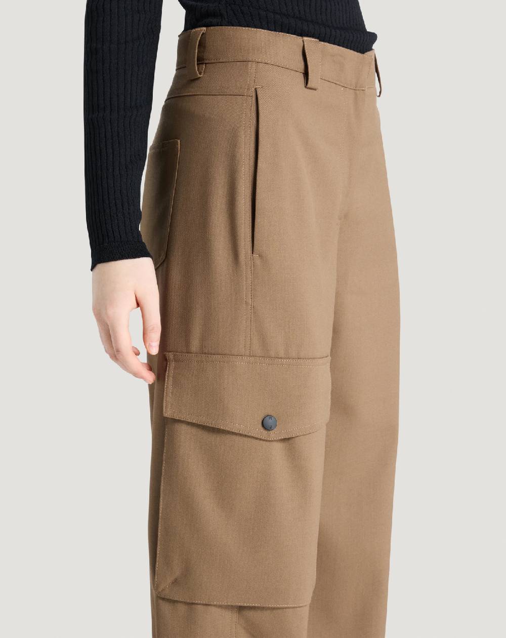 Pt Torino Pantaloni Giselle In Tecno Lana