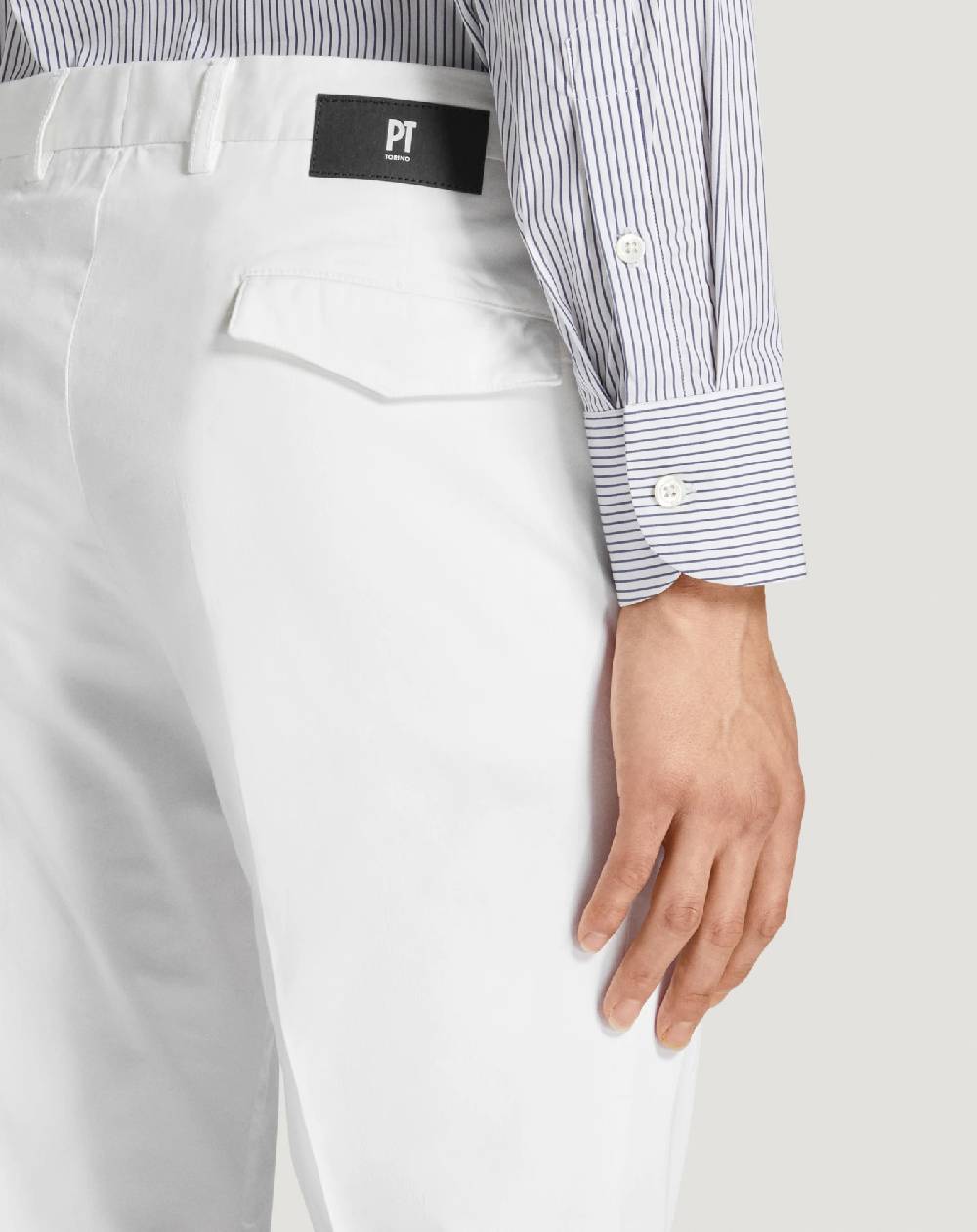 Pt Torino Pantaloni House In Raso Stretch