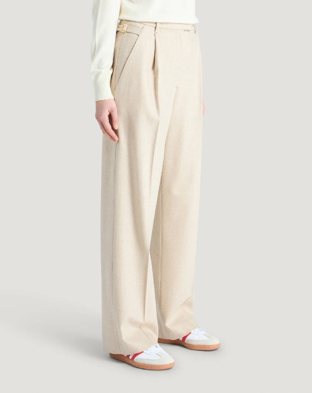 Pt Torino Pantaloni Isabel In Flanella