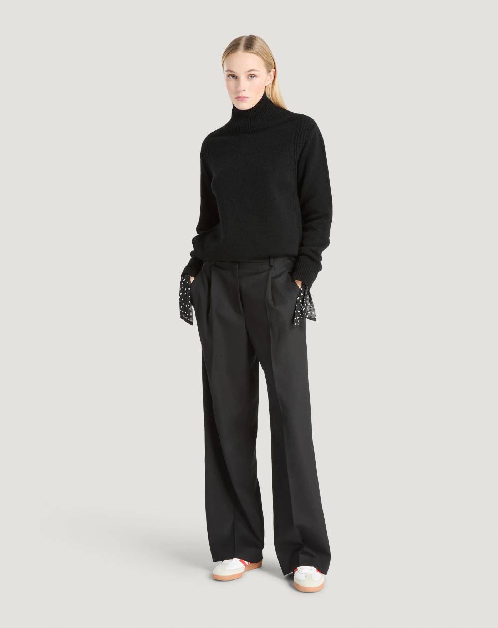 Pt Torino Pantaloni Isabel In Lana Stretch