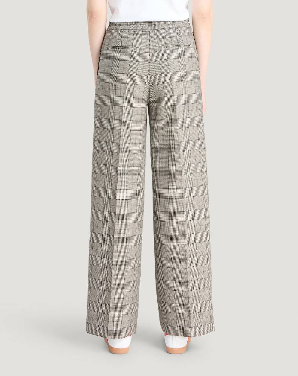 Pt Torino Pantaloni Lorenza In Lana Check