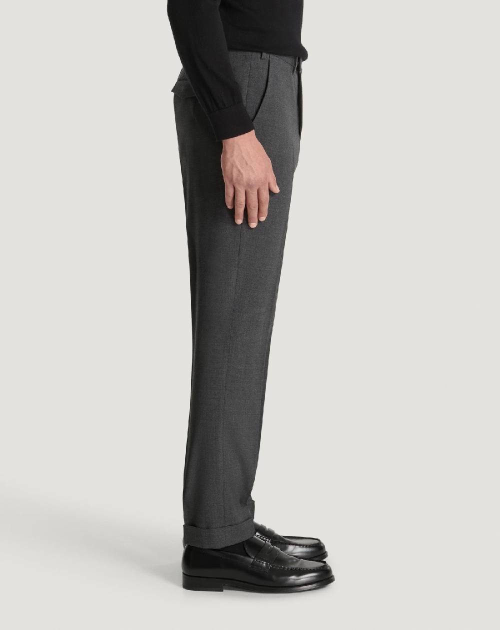 Pt Torino Pantaloni Master In Lana Batavia