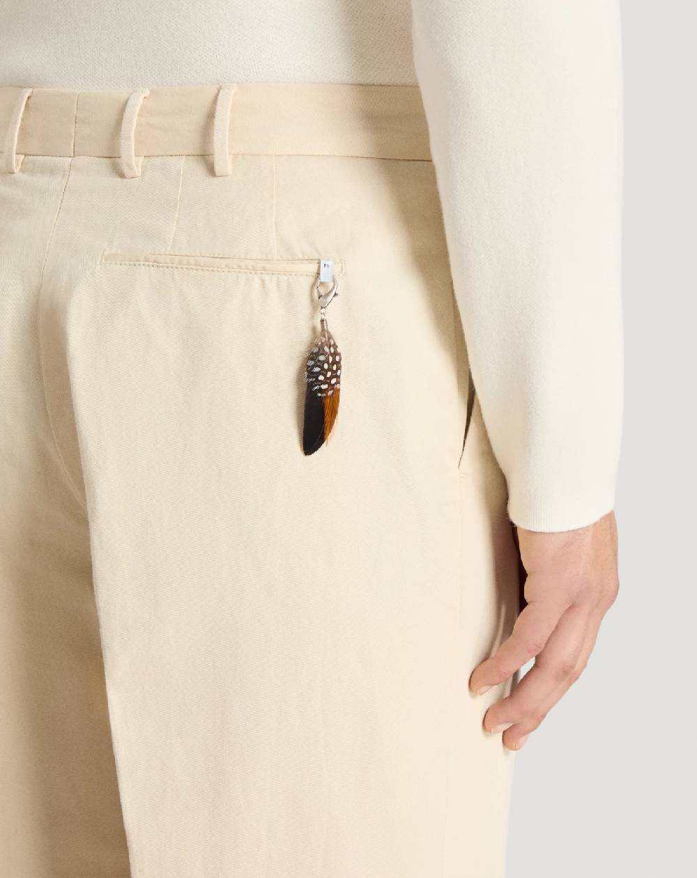 Pt Torino Pantaloni Quindici In Gabardina