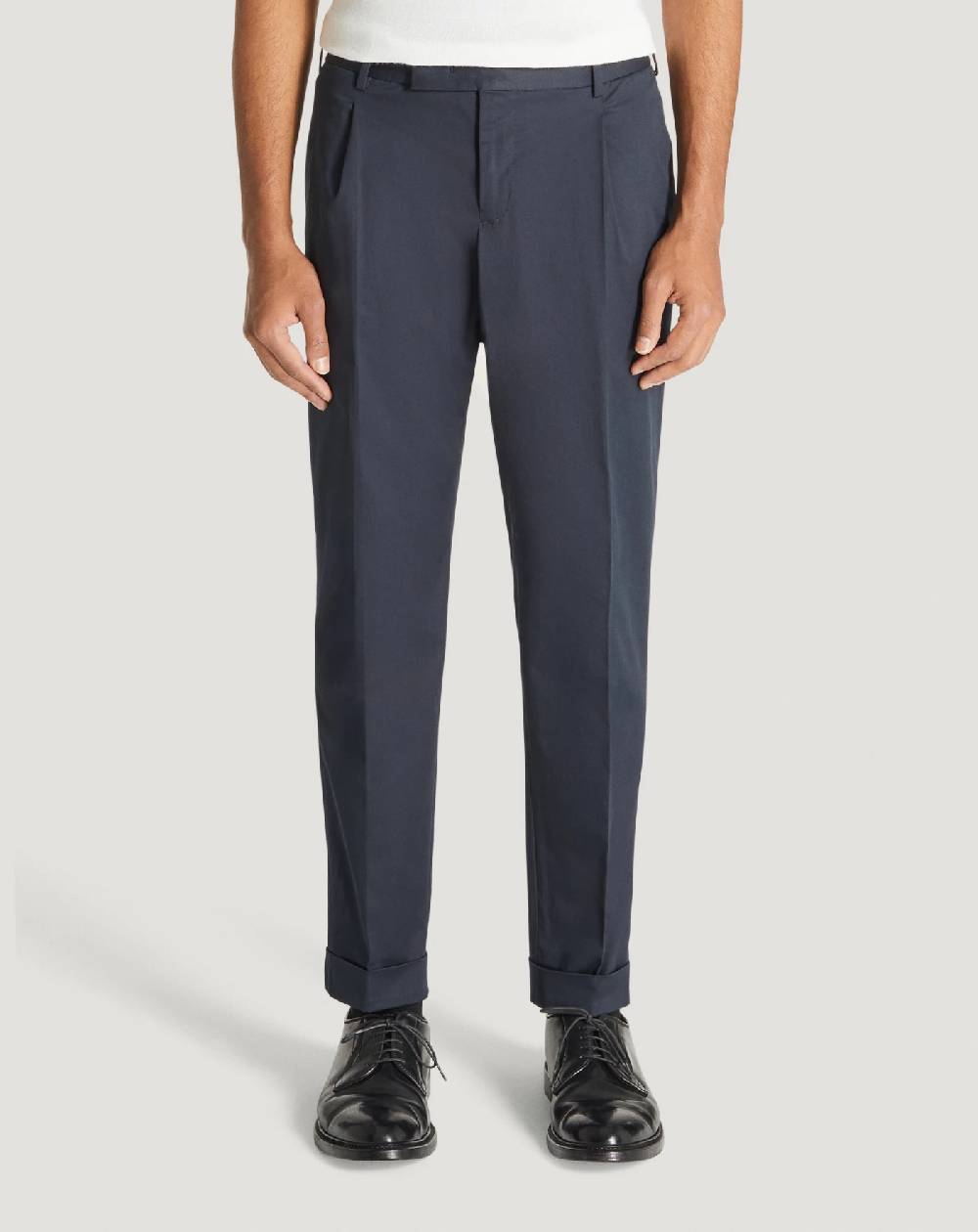 Pt Torino Pantaloni Rebel In Gabardina Stretch