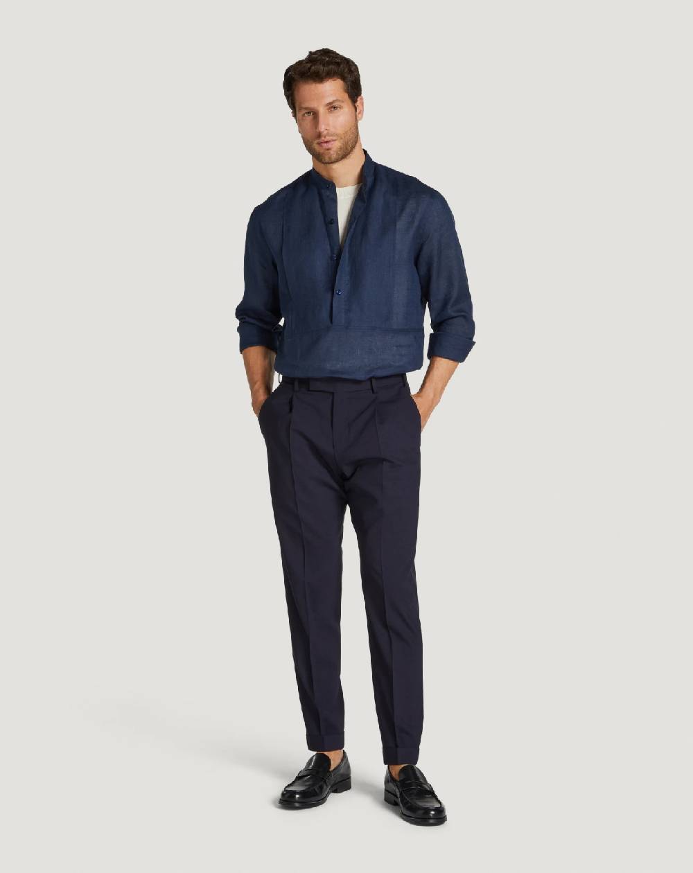 Pt Torino Pantaloni Rebel In Lana Tropical