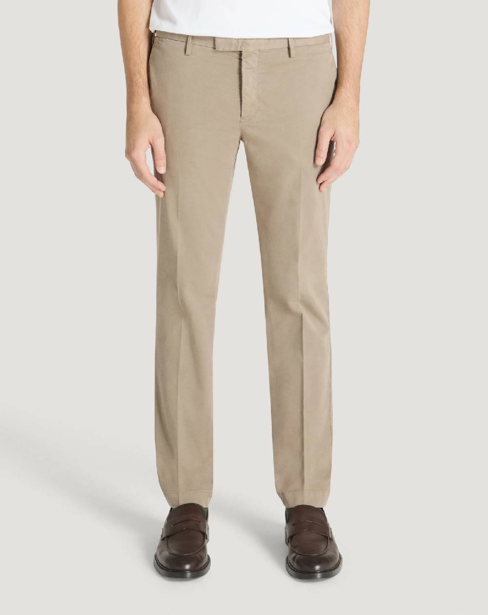 Pt Torino Pantaloni Skinny In Cotone Batavia