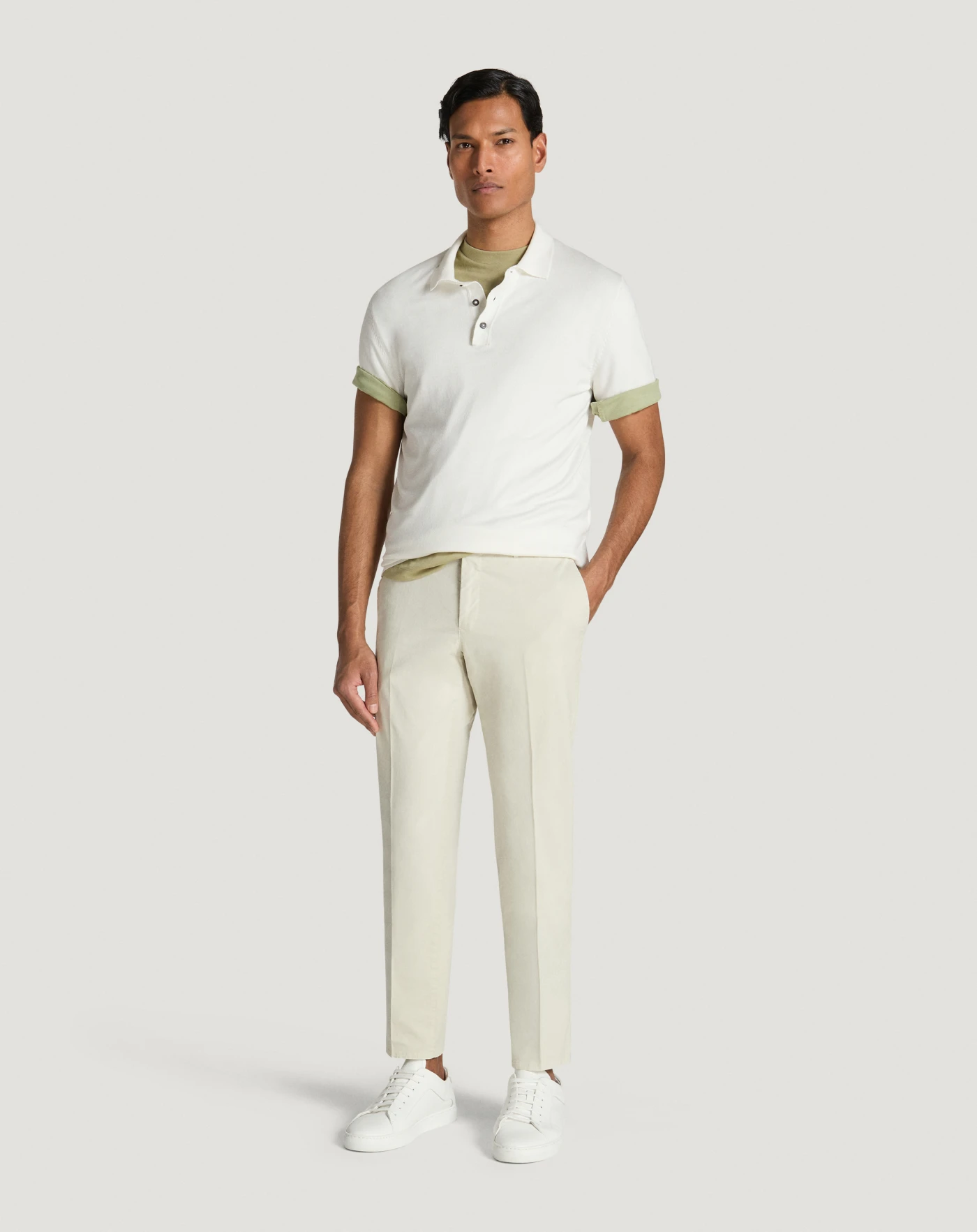 Pt Torino Pantaloni Slim In Gabardina Stretch