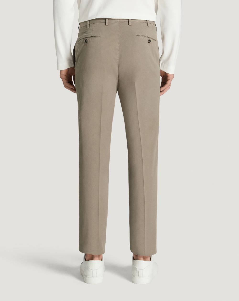 Pt Torino Pantaloni Slim In Gabardina Stretch