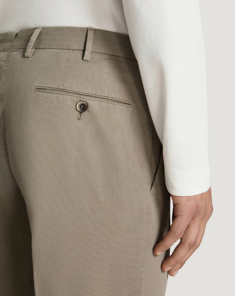 Pt Torino Pantaloni Slim In Gabardina Stretch