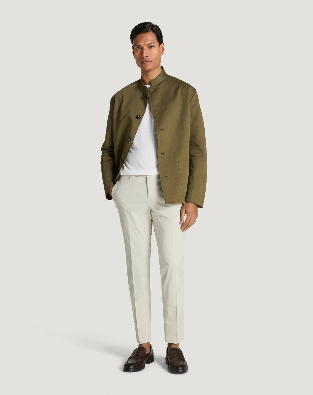 Pt Torino Pantaloni Slim In Gabardina Stretch