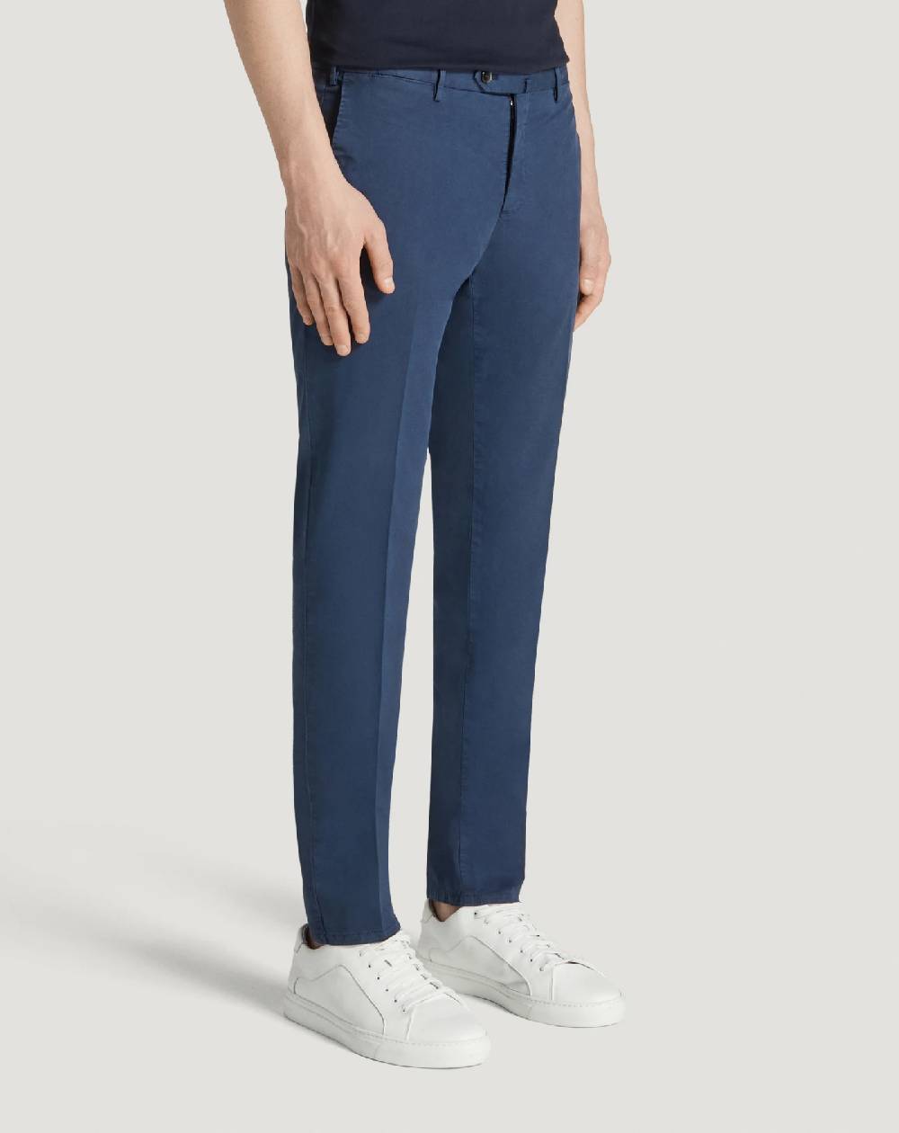 Pt Torino Pantaloni Slim In Gabardina Stretch