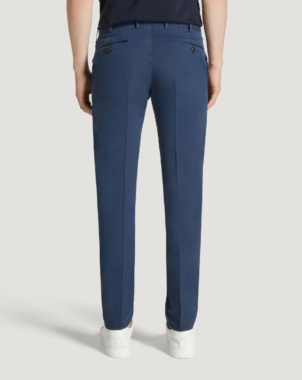 Pt Torino Pantaloni Slim In Gabardina Stretch