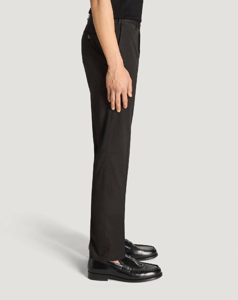 Pt Torino Pantaloni Slim In Gabardina Stretch