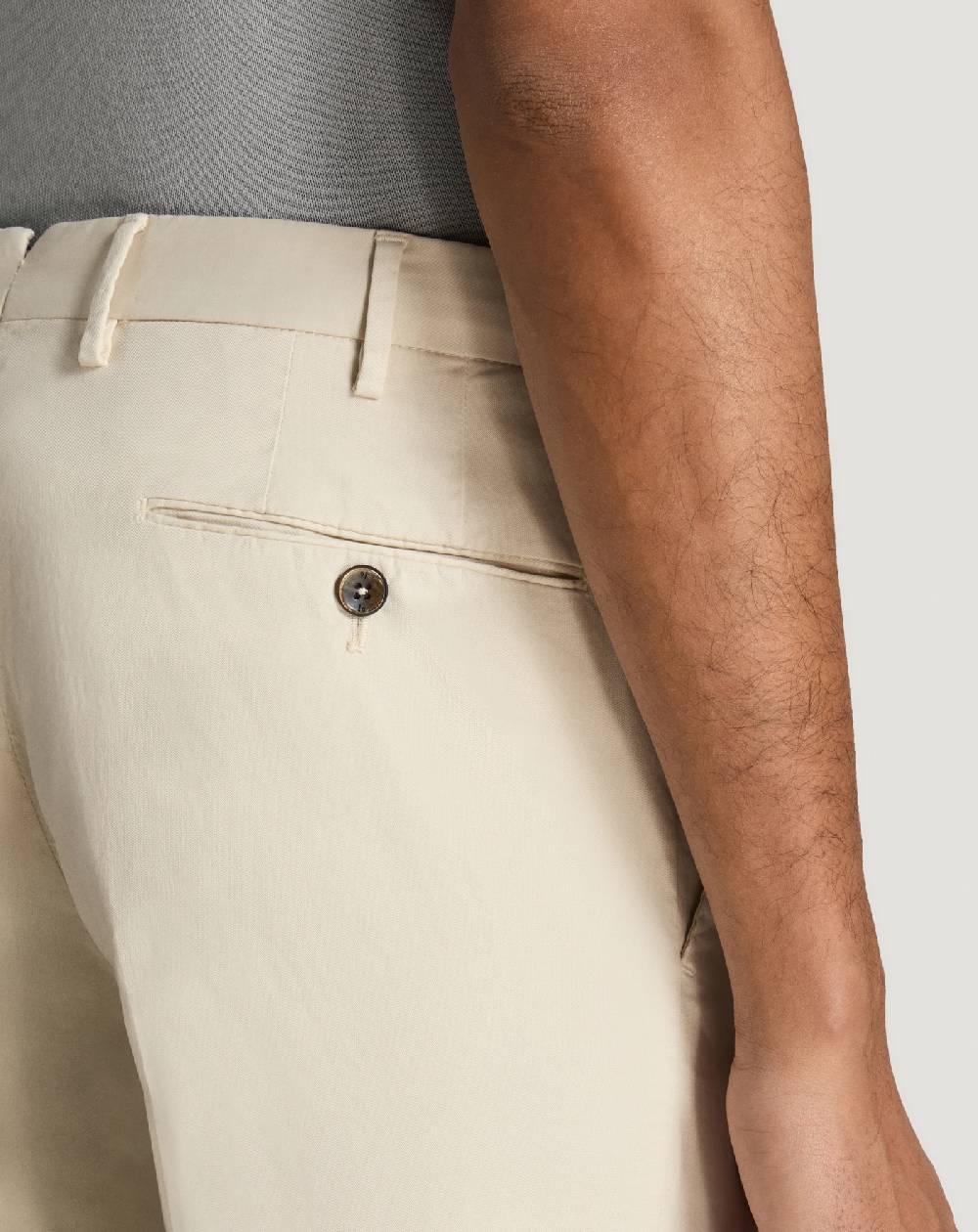 Pt Torino Pantaloni Slim In Gabardina Stretch