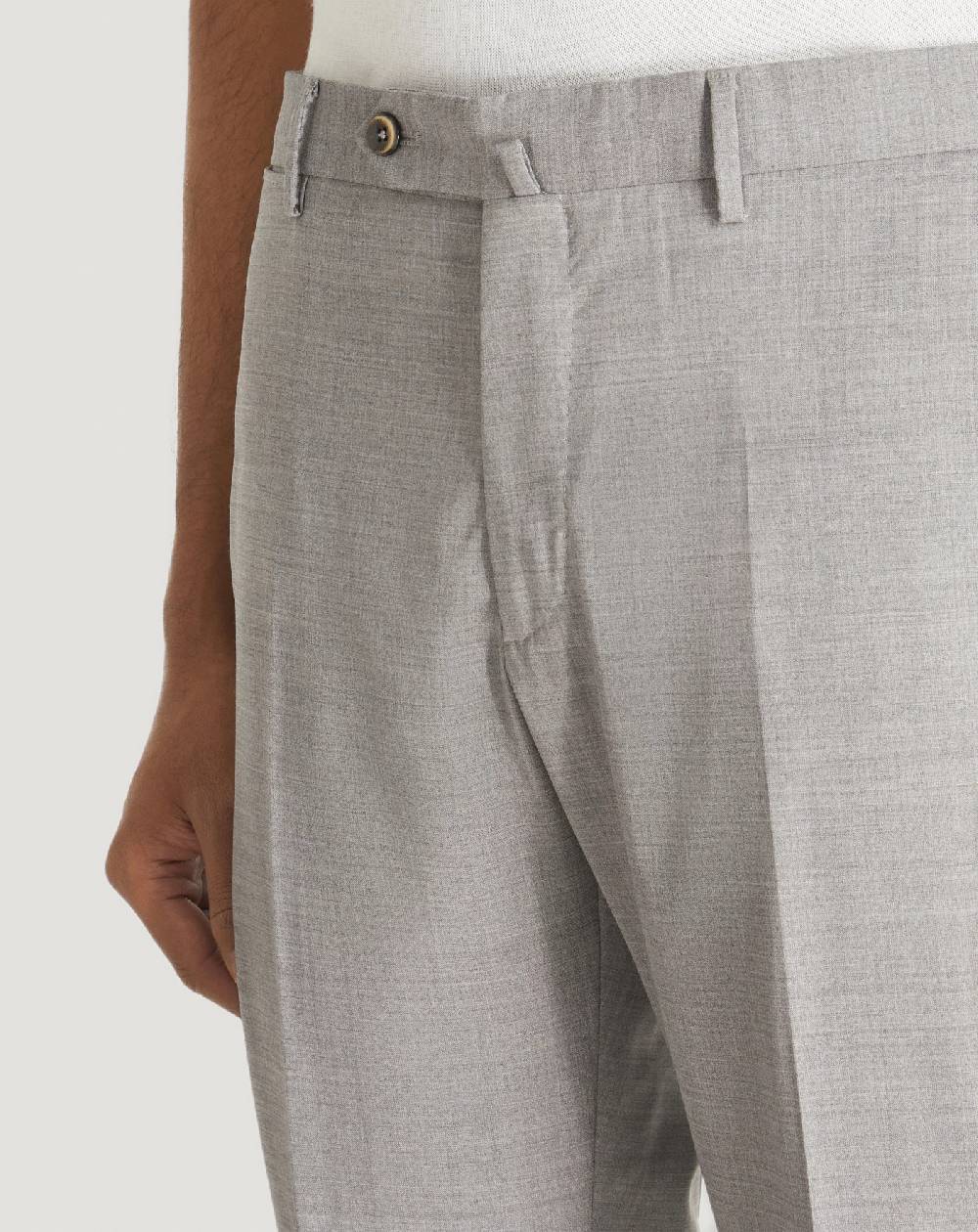 Pt Torino Pantaloni Slim In Lana Four Season