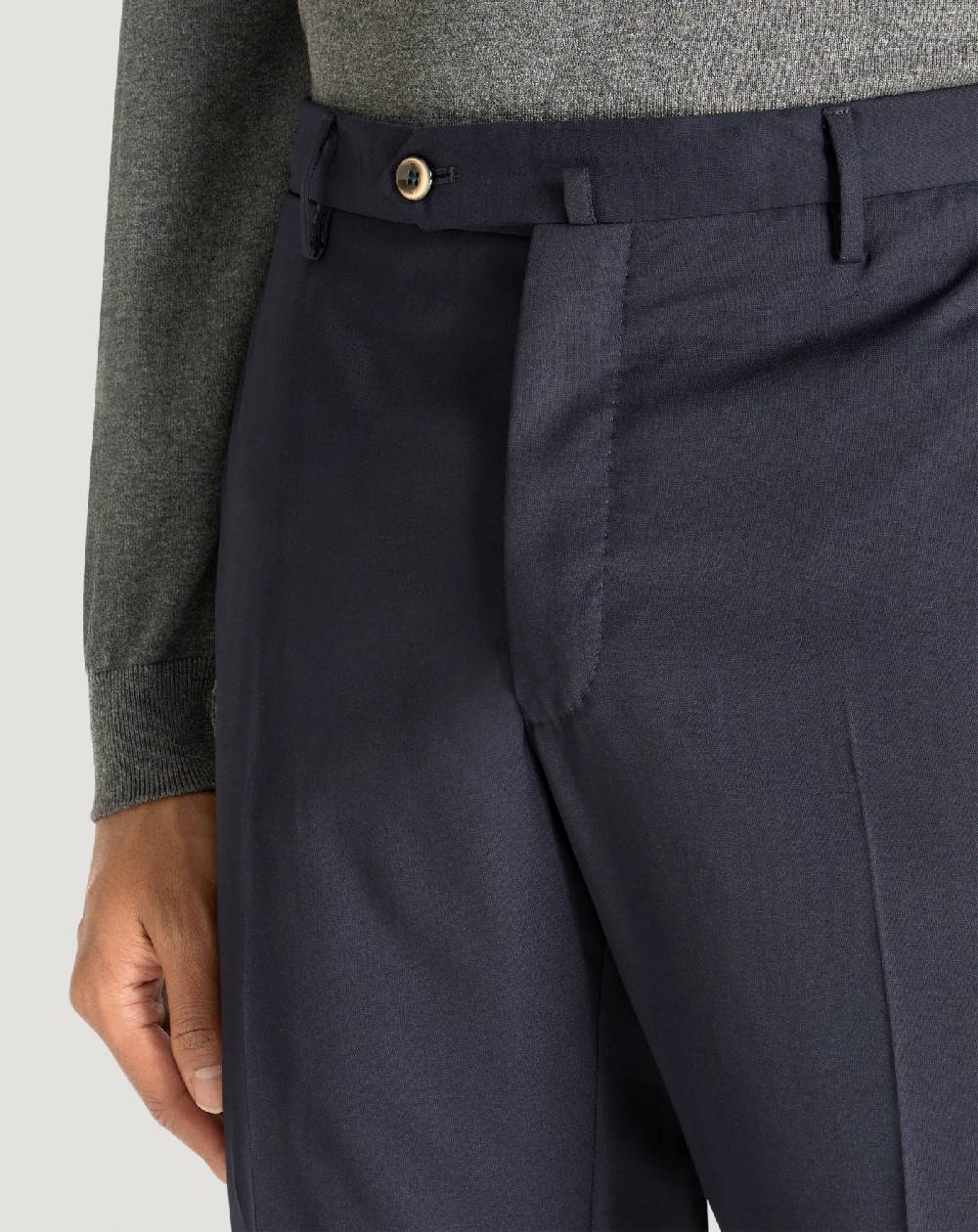 Pt Torino Pantaloni Slim In Lana Four Season