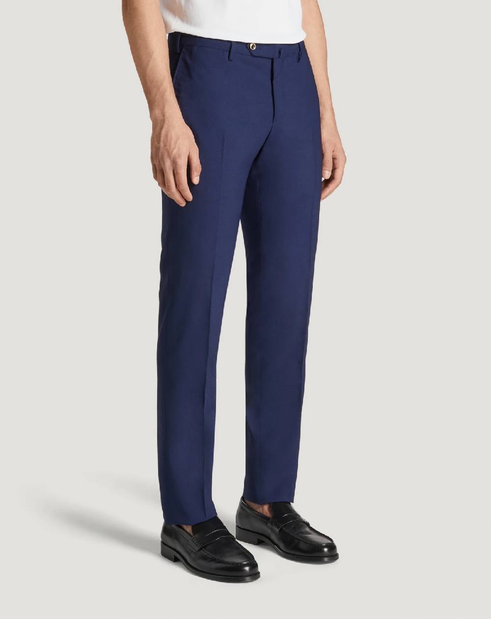 Pt Torino Pantaloni Slim In Lana Four Season