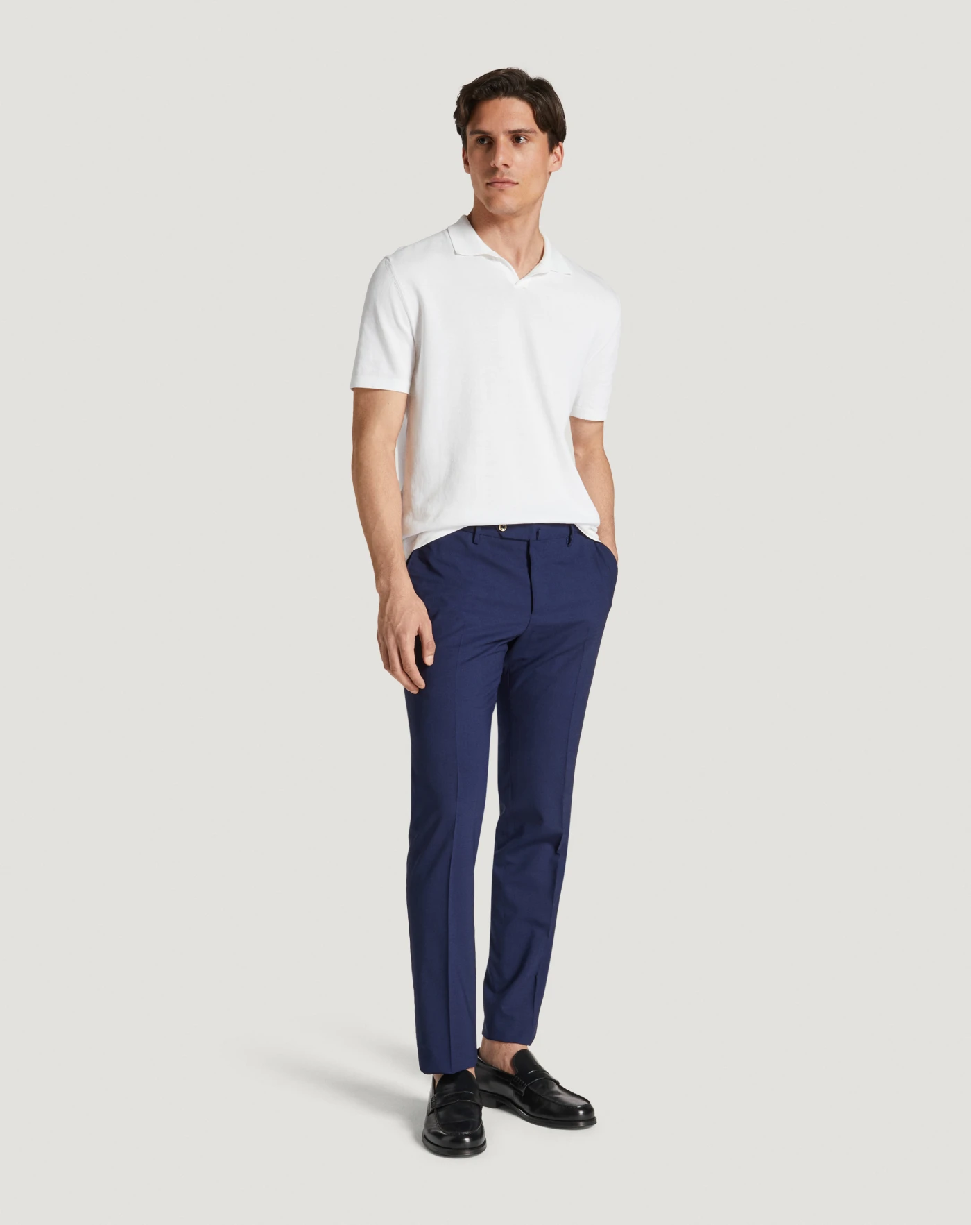 Pt Torino Pantaloni Slim In Lana Four Season