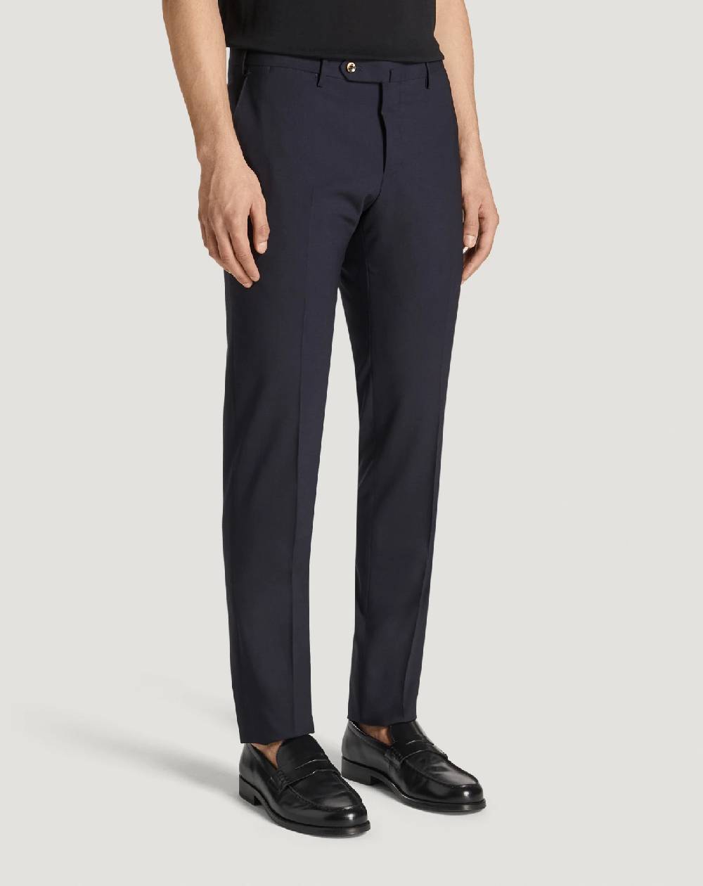 Pt Torino Pantaloni Slim In Lana Four Season