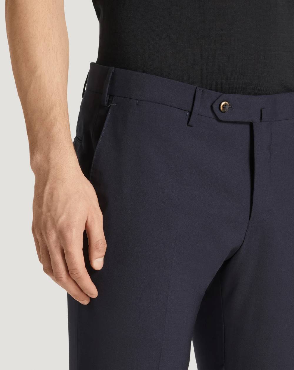 Pt Torino Pantaloni Slim In Lana Four Season