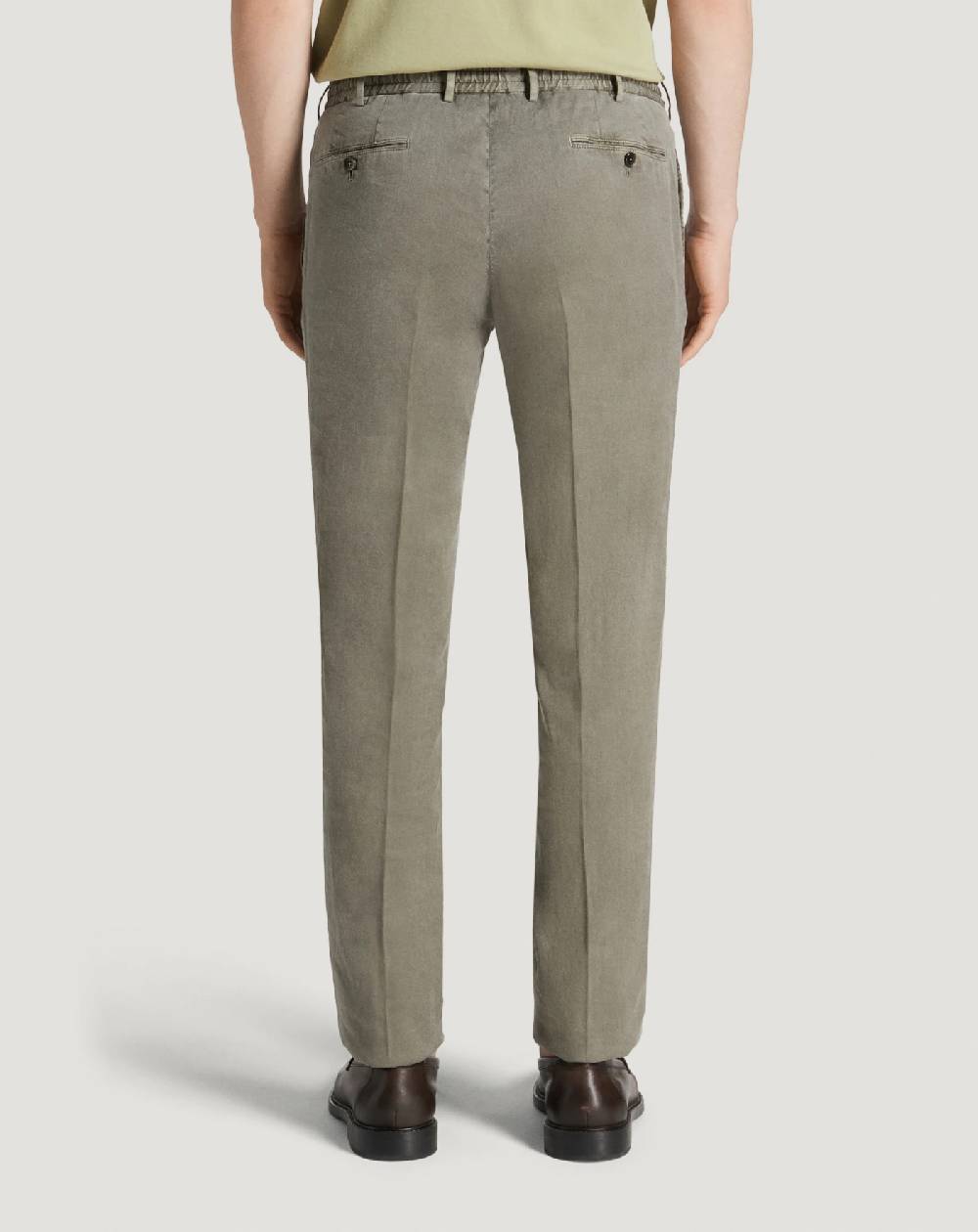 Pt Torino Pantaloni Slim In Lino Stretch Délavé