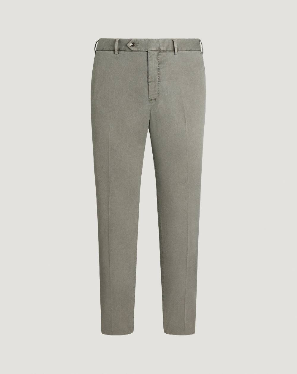 Pt Torino Pantaloni Slim in lino stretch délavé