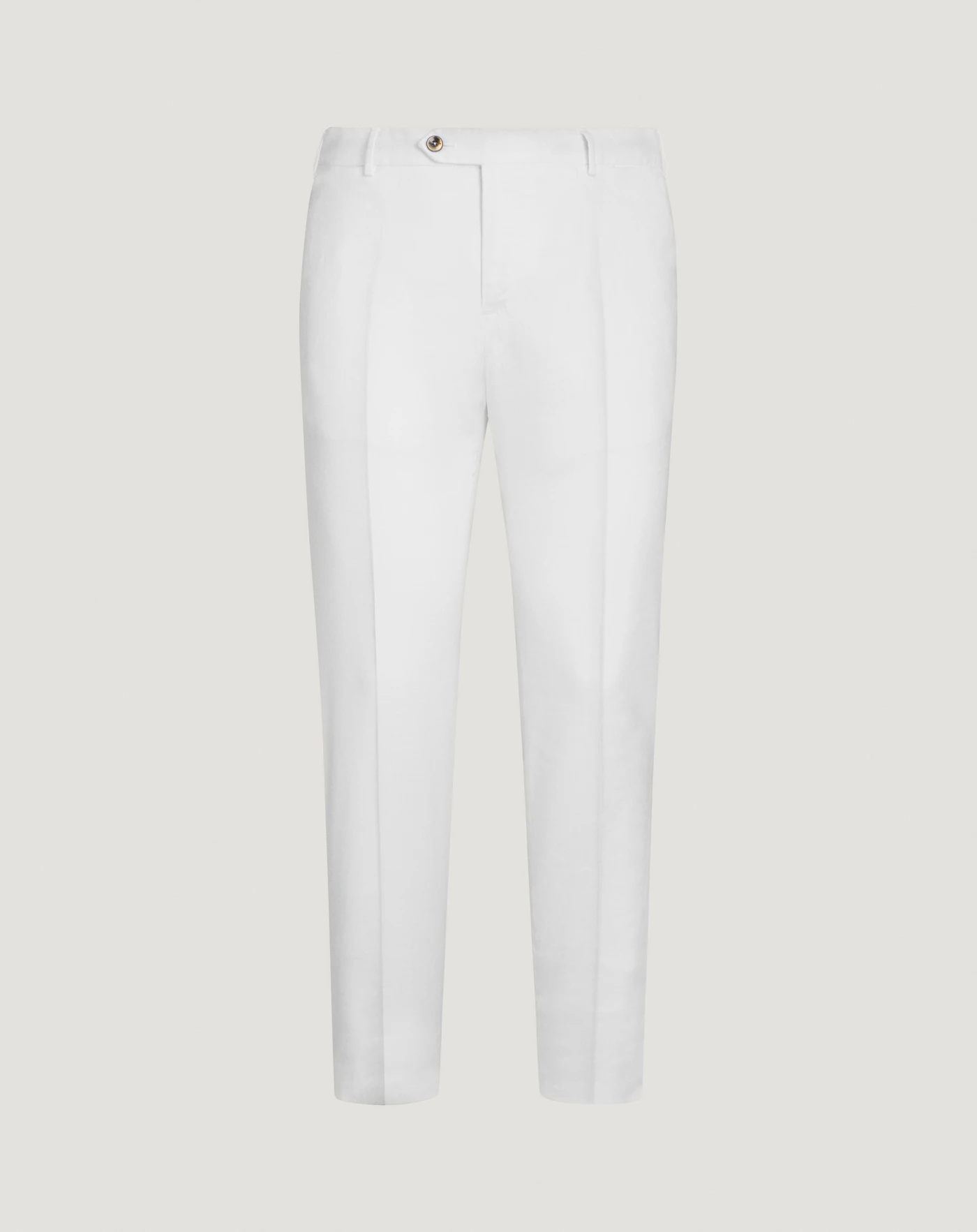 Pt Torino Pantaloni Slim in lino stretch délavé