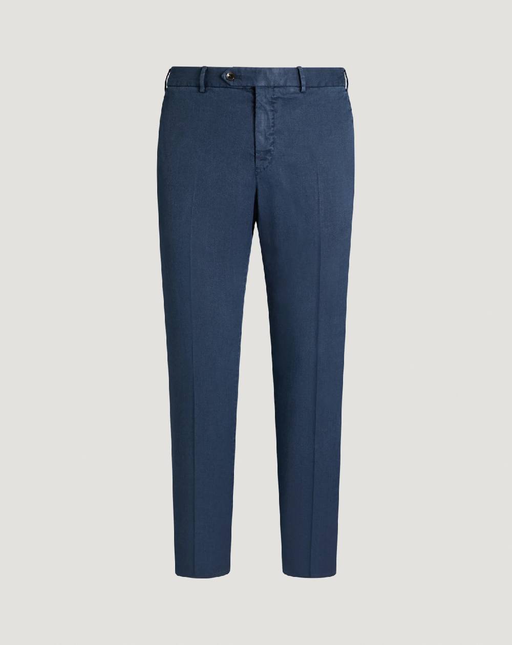 Pt Torino Pantaloni Slim in lino stretch délavé