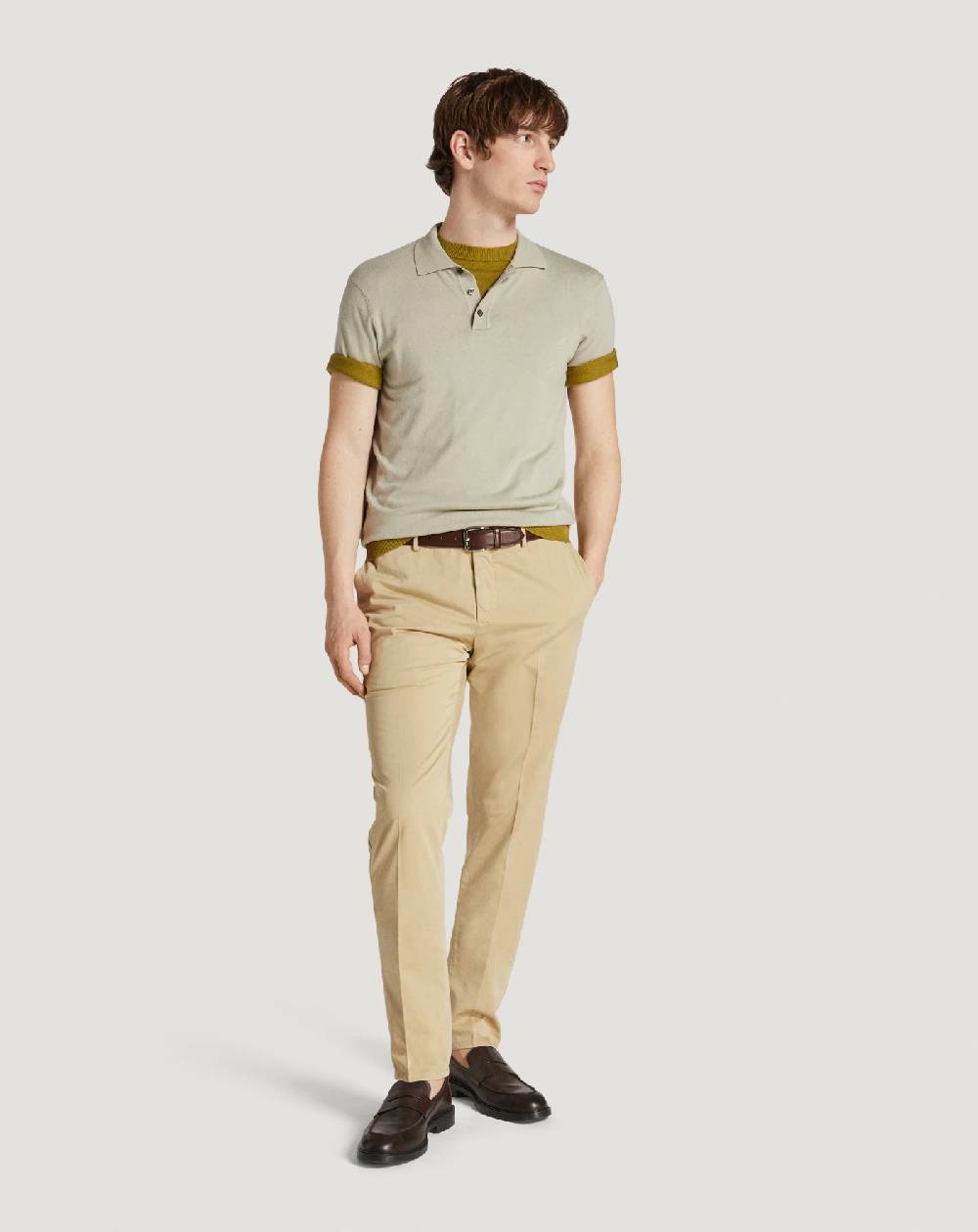 Pt Torino Pantaloni Slim In Silkochino