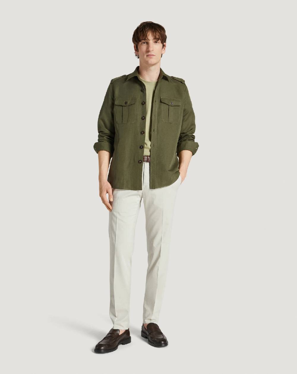 Pt Torino Pantaloni Slim In Silkochino