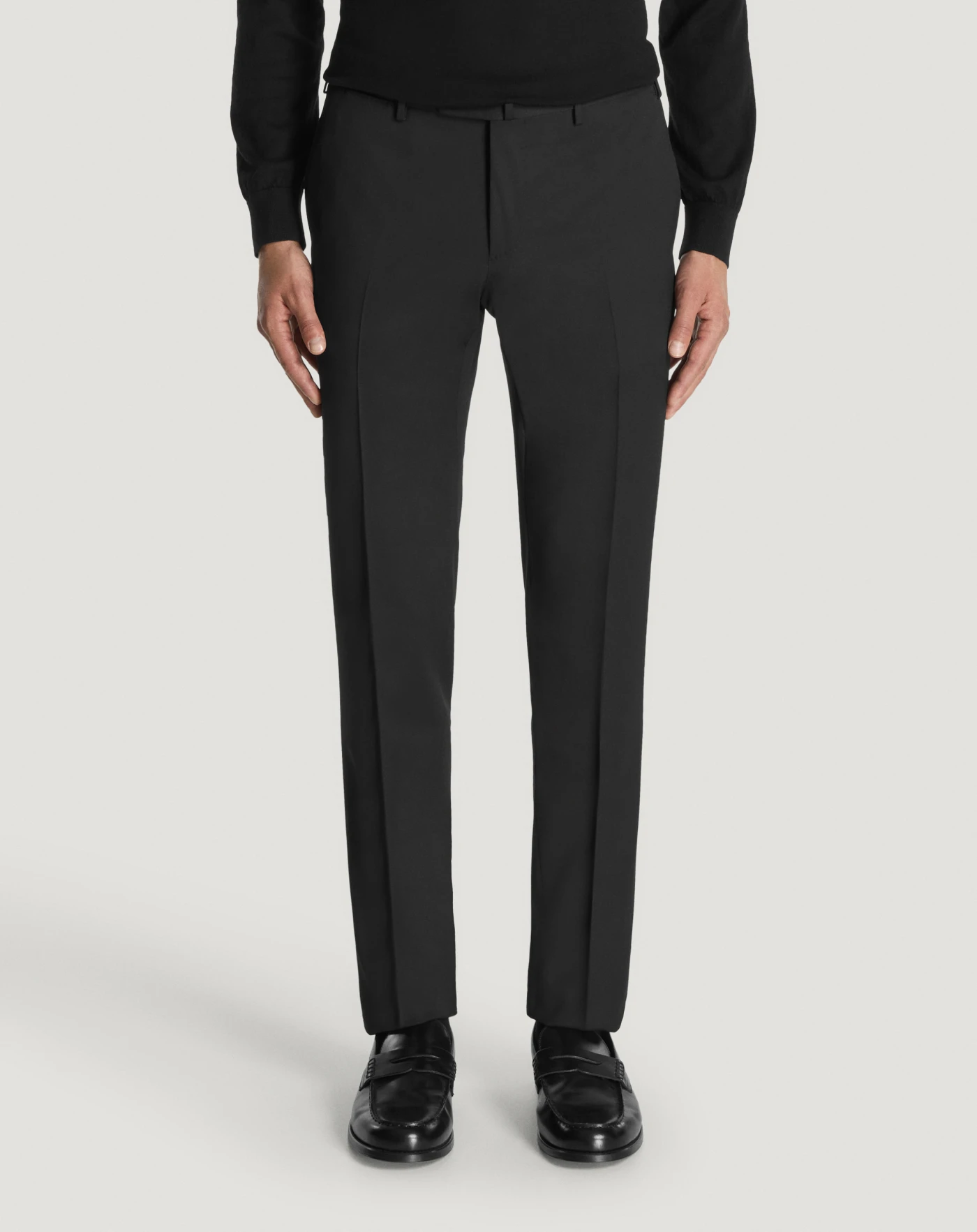 Pt Torino Pantaloni Superslim In Tecno Lana