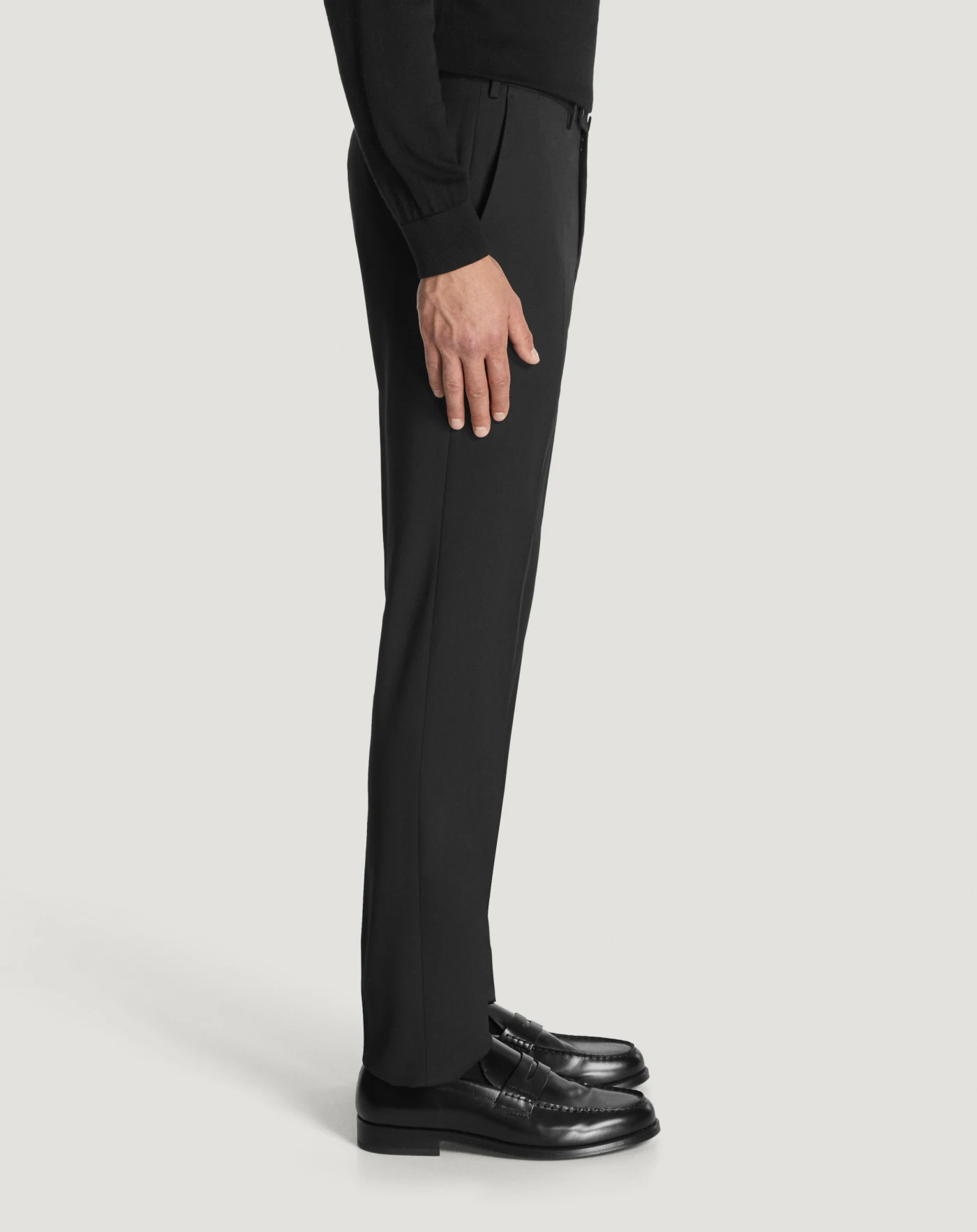 Pt Torino Pantaloni Superslim In Tecno Lana