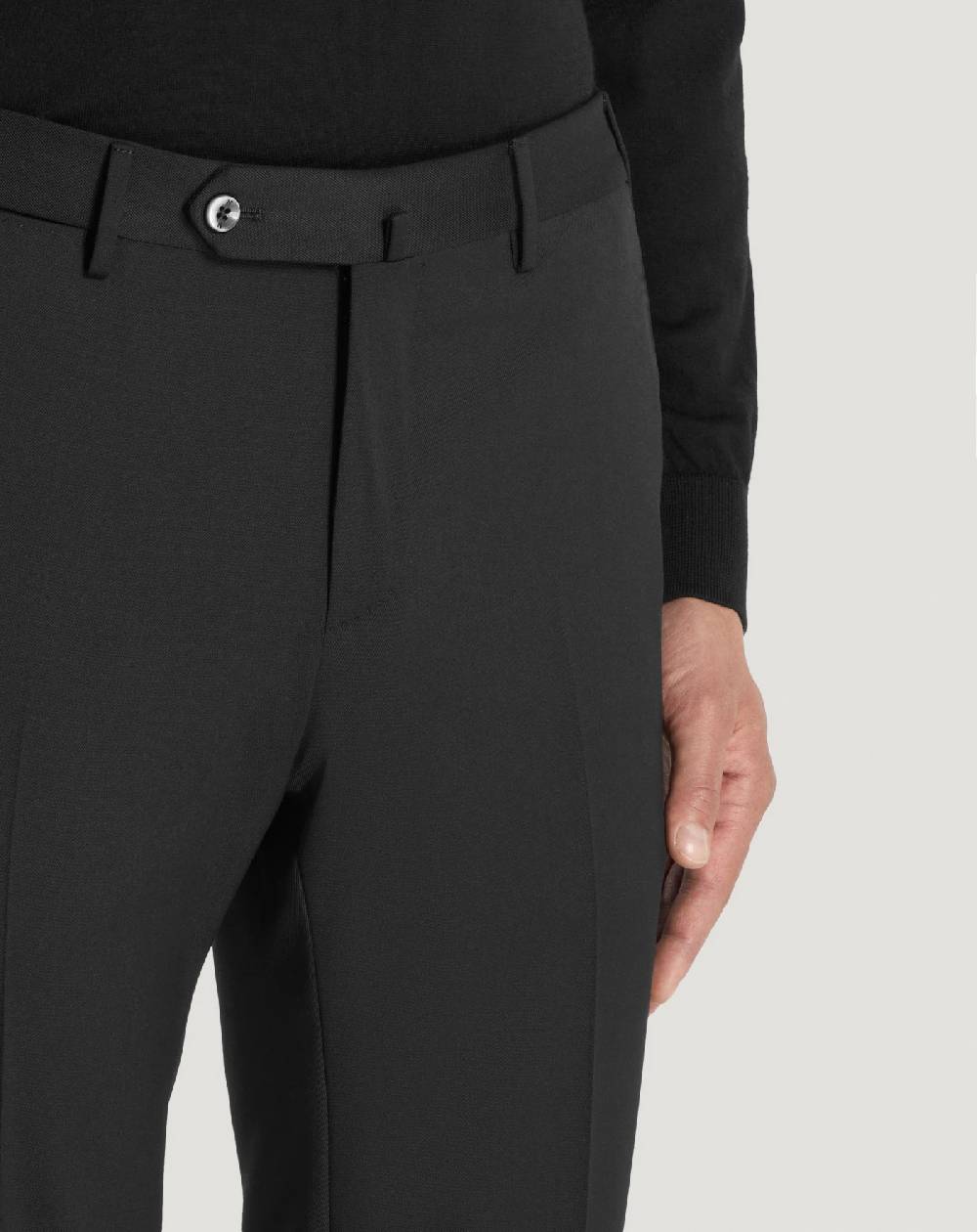 Pt Torino Pantaloni Superslim In Tecno Lana