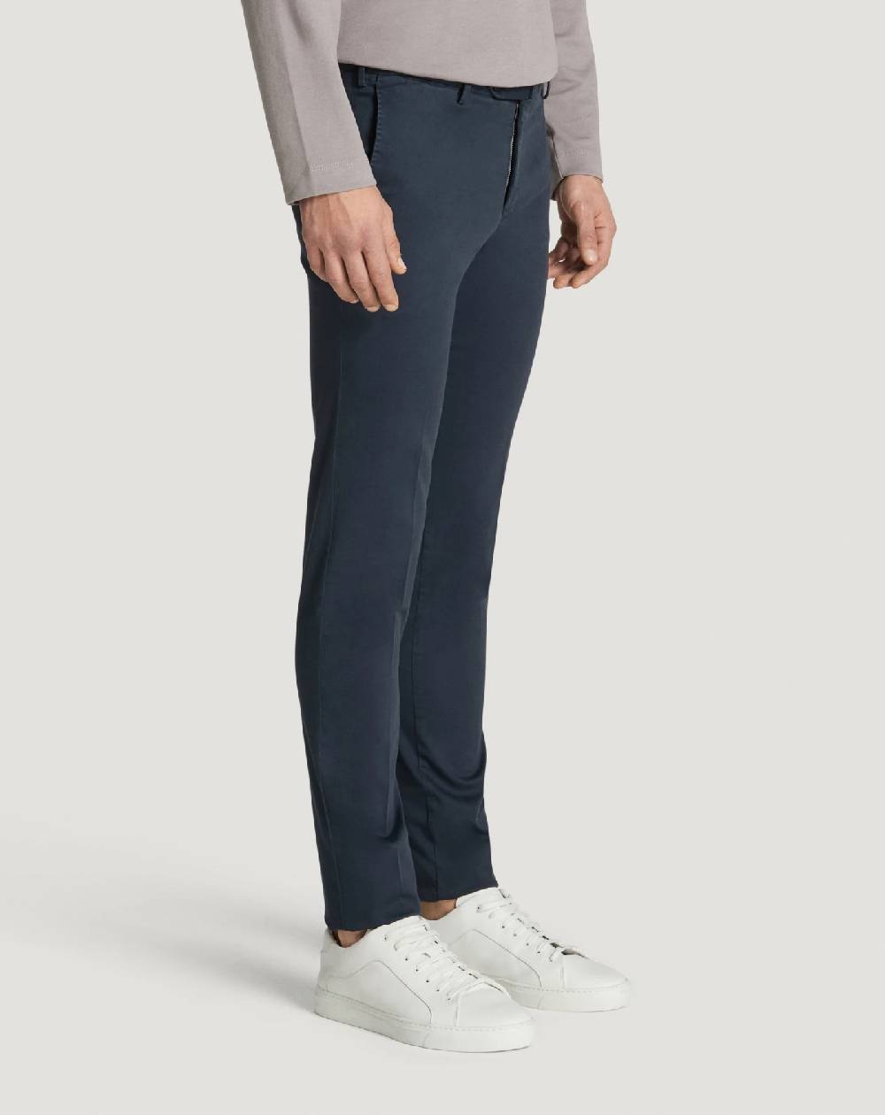 Pt Torino Pantaloni Superslim In Tricotina Stretch