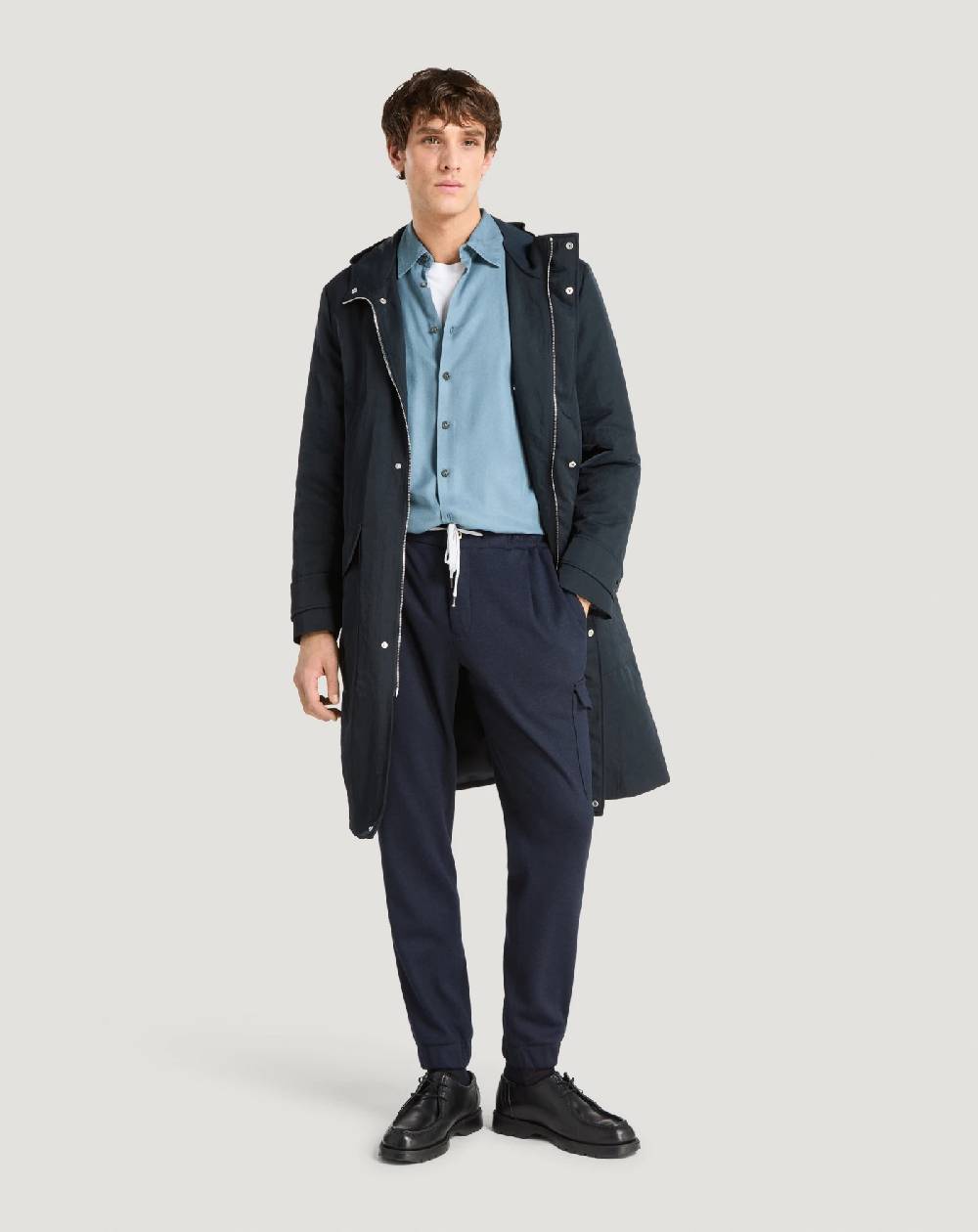 Pt Torino Parka Con Cappuccio In Nylon