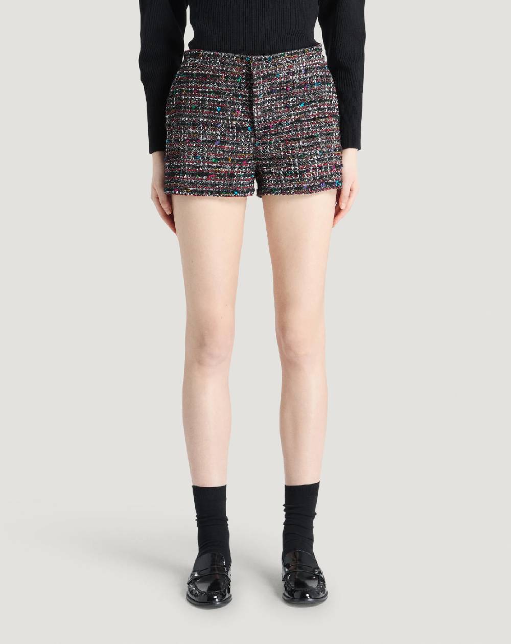 Pt Torino Shorts Julie In Tweed Multicolor