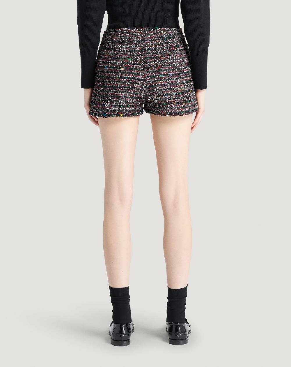 Pt Torino Shorts Julie In Tweed Multicolor