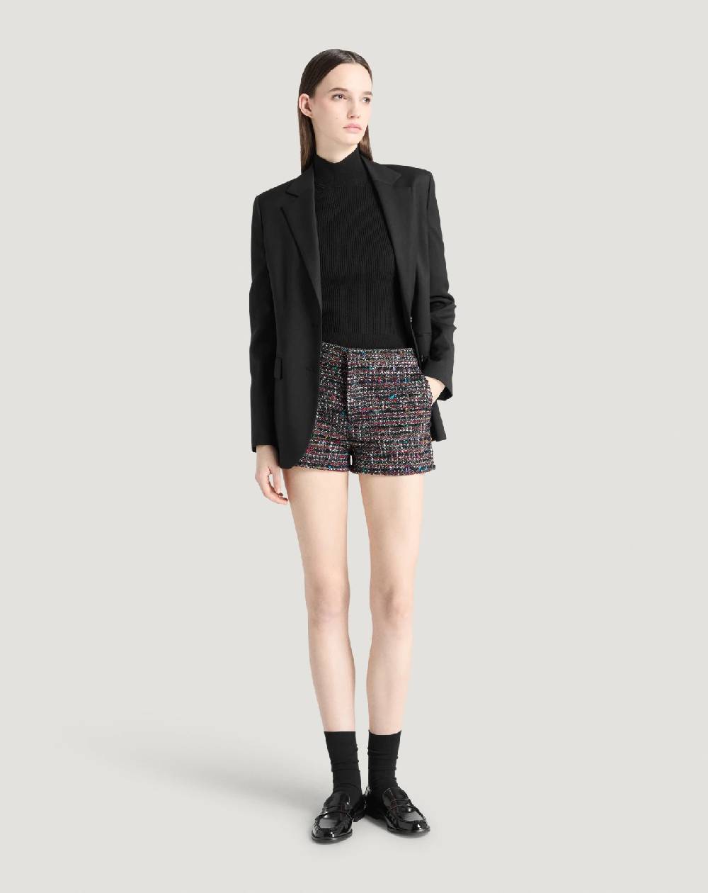Pt Torino Shorts Julie In Tweed Multicolor